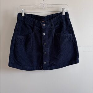 Free People Mini Corduroy Skirt